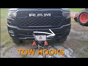 2025 RAM Red Rock Tow Hook install