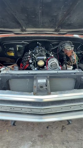 Testing the fuel system for the C10 LS swap project! #lsswap #c10 #projectcar #trucksoftiktok #carcommunity