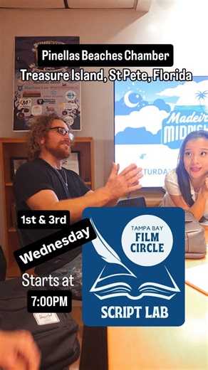 Tampa Bay Film Circle | 7 PM - 9 PM, SCRIPT LAB @tampabayfilmcircle 1ST & 3RD WEDNESDAY of the Month IT'S Free Linktr.ee/tampabayfilmcircle PLEASE RSVP: Eric at... | Instagram