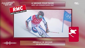 JO 2022 (Ski alpin) : La médaille de bronze de Faivre en géant (avec les commentaires RMC)