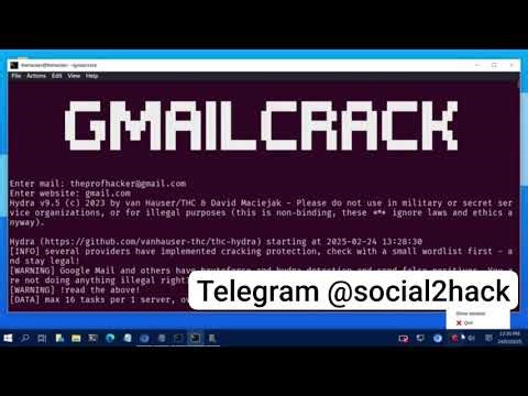 GmailCrack v1.0 Tool @snap2hack