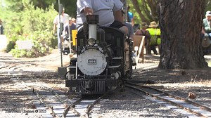 Rio Grande 464 steams out for a mainline run at Train Mountain Railroad Museum followed by a pacific. | The Steam Channel