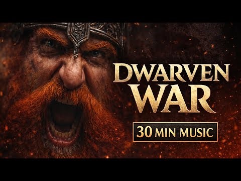 DWARVEN WAR ⚒️ Epic Dwarf Battle Music | Deep Voices of Stone & Iron | Wow Music Ambient