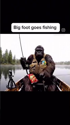 Bigfoot Gone Fishin’ 🐾🎣