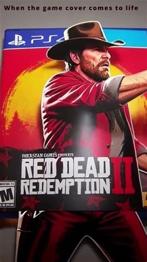 red dead redemption 2 When the Game Cover Comes to Life