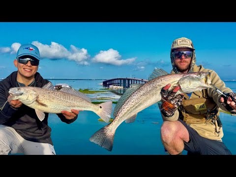 Winter Fishing for BIG Speckled Trout & Redfish!