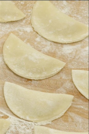 Ukrainian varenyky with quark filling, golden, rich, and heartfelt