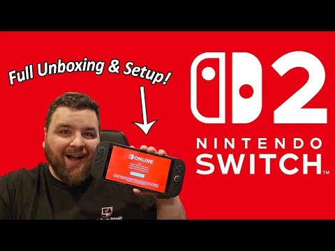 Nintendo Switch 2 Unboxing and Full Setup!