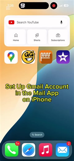 Set Up Gmail Account on iPhone Mail App Easily