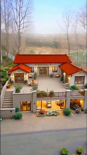 Village House Design #elevation #frontelevation #house #housedesign #home #homedecor #village