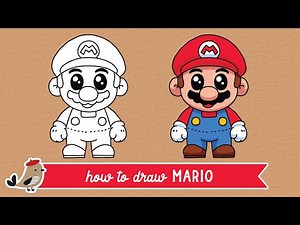 How To Draw Mario From Super Mario Bros | Easy Drawing For Kids