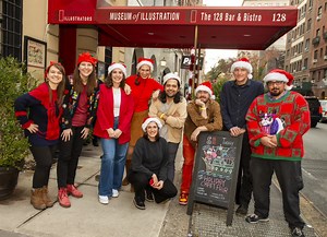 Happy Holidays from the Society of Illustrators staff! As we reflect on 2024, we’re incredibly grateful for your ongoing support of our exhibitions and programs. This year, with your help, we’ve: ✨Welcomed 44,618 participants onsite, offsite, and online—a 39.49% increase over 2023! ✨Showcased 14 incredible exhibits and hosted 87 educational programs. ✨Served 1,041 K-12 students with free-admission workshops, complete with art supplies. These accomplishments were only possible because of you! As 