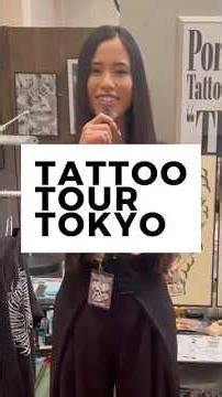 A tattoo tour with a female tattoo artist who creates cute tattoos inspired by ukiyo-e art! #tatt...