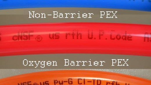 Differences between Oxygen Barrier PEX and Non-Barrier PEX and PEX-AL-PEX