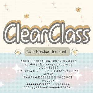 Cute Handwritten Font | Minimal Aesthetic Letters for Digital Planner, Journal & iPad Notes - Etsy Australia