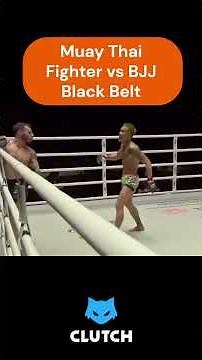 When a Muay Thai pro meets a BJJ Black Belt
