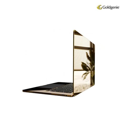 24K Gold MacBook Air M4 by Goldgenie | Luxury Custom Apple Laptop | Video