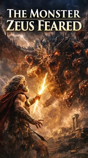 Even Zeus ran from this monster #historicalmyths #mythicalshorts #mythicalcreatures #mythicalgods