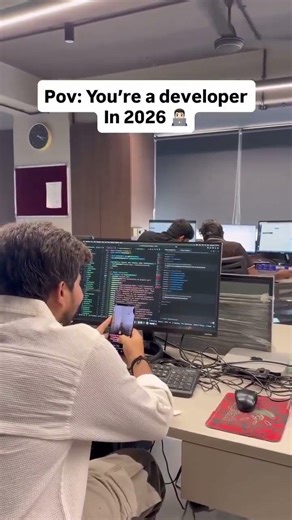 POV: You're a Developer in 2026 🤖 | AI Coding Reality 😂 | Developer Life Meme #memes