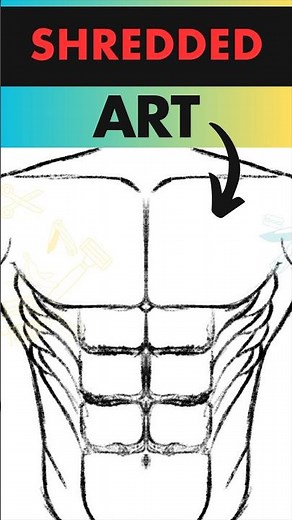 Mastering the Art of Drawing Abs #drawing #art