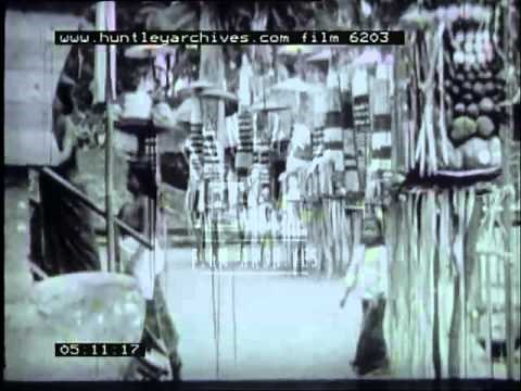 Bali, Indonesia in the 1940's. Film 6203