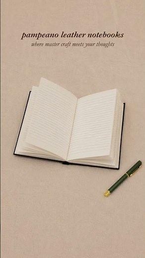 introducing the new pampeano leather notebook collection, a trio of premium A5 journals 📚