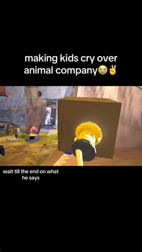 this is all scripted #fyp #viral #animalcompany #funny #vr | kids crying on games