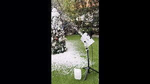 LANGXUN 1500W Snow Machine with Manual & Wireless Remote Control | Large Output Snowmaking Machine for Indoor & Outdoors | Adjustable Snowflake Size | Perfect for Christmas, Weddings, and Parties