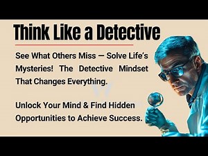 Think Like a Detective🔥|| 10 Mind Tricks to Solve Life’s Problems & Achieve Success || Graded Reader