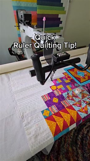 4.5K views · 136 reactions | Quick Ruler Quilting Tip! Always stop...