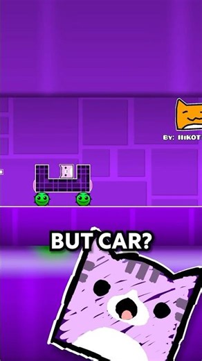 Geometry Dash But Car? #geometrydash