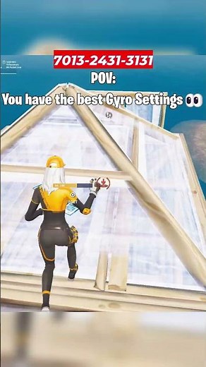 The Best GYRO Settings👀 #fortnite #fortniteclips #gaming #bestcontrollersettings