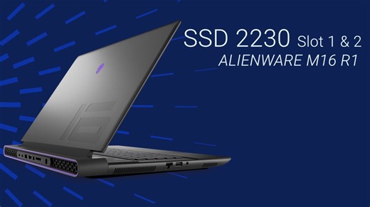 How to Replace the SSD 2230 Slot 3 & 4 on Alienware m16 R1