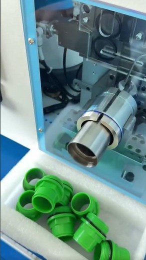 Automated sealing ring assembly for perfect speed and accuracy #factorywork #automation #machinery