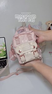 29K views · 135 reactions | 搭配來點清爽感 #MacaroonTiny 瞬間可愛+3、清新+3、好感+3 勺懶 可以放的下6.5吋手機 防潑水好清潔 可拆式背帶隨心搭配 Creator：withlovenika #DoughnutOfficial #PackYourDream | Doughnut | Facebook
