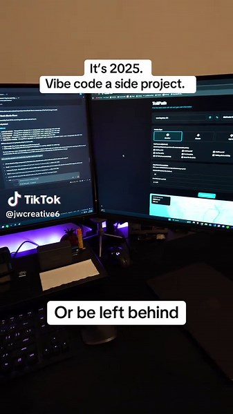 Gotta do it bro. As long as you use your tools right and actually lean into what you’re building, you’ll learn something valuable. #softwareengineer #computerscience #vibecoding #fyp #xyzbca