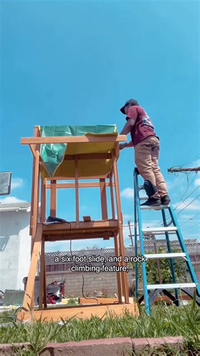 Had to test out the slide, make sure it works 😉 | Taskrabbit