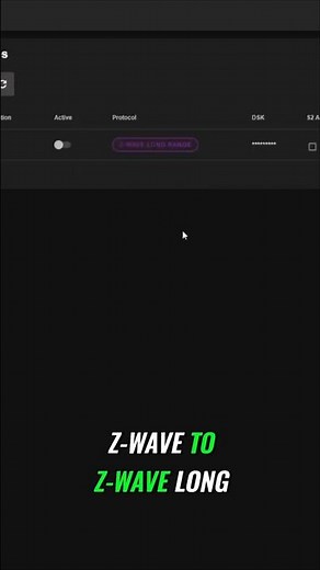 How to enable Z-Wave Long Range!