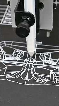 Formula 1 Car (Overhead View) | Pen Plotter Art
