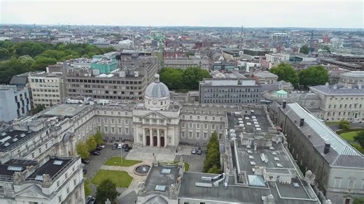 Dublin from Above: A Drone's View of Historic and Modern Fusion