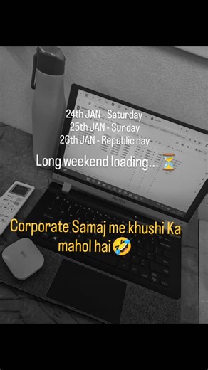 @triple_a_808 on Instagram: "Long weekend loading...⏳ . . #trainding #instagood #officememes #corporatelife#song"