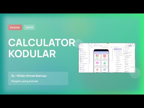 Demo Calculator Bangun Ruang Using Kodular