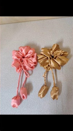 Fancy Scrunchies Making ✨ Easy DIY Hair Scrunchie Tutorial #shorts #scrunchie #diy