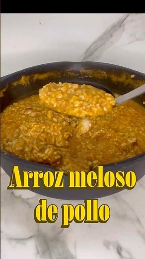 Arroz meloso de pollo