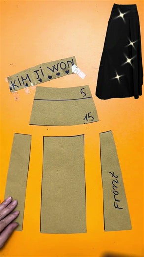 Long Pleated Skirt Pattern Making Tutorial – Youthful Style 👗✨ #diy #sewing #pattern