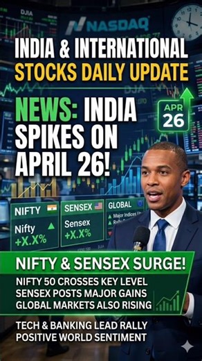 Stock market | nifty, sensex and international daily news #shorts
