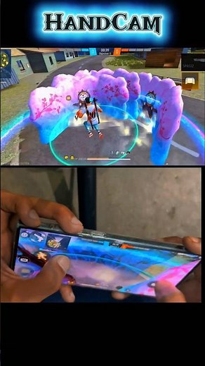 Handcam Gameplay 🔥Crazy movement + one tap headshots 😳💥Pure skill, no hacks — just finger speed 😶