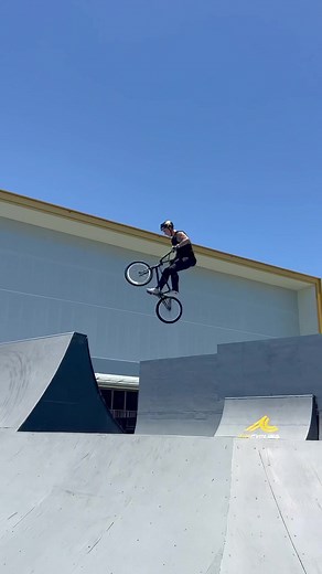 BMX Rider Showcases Amazing Tricks at Skate Park