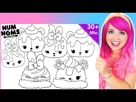 Coloring Num Noms Candy & Sweets Coloring Pages | Prismacolor Pencils & Markers