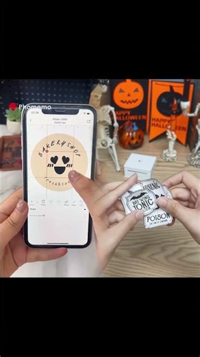 Print labels for my small business Using Phomemo M110 label maker #phomemo